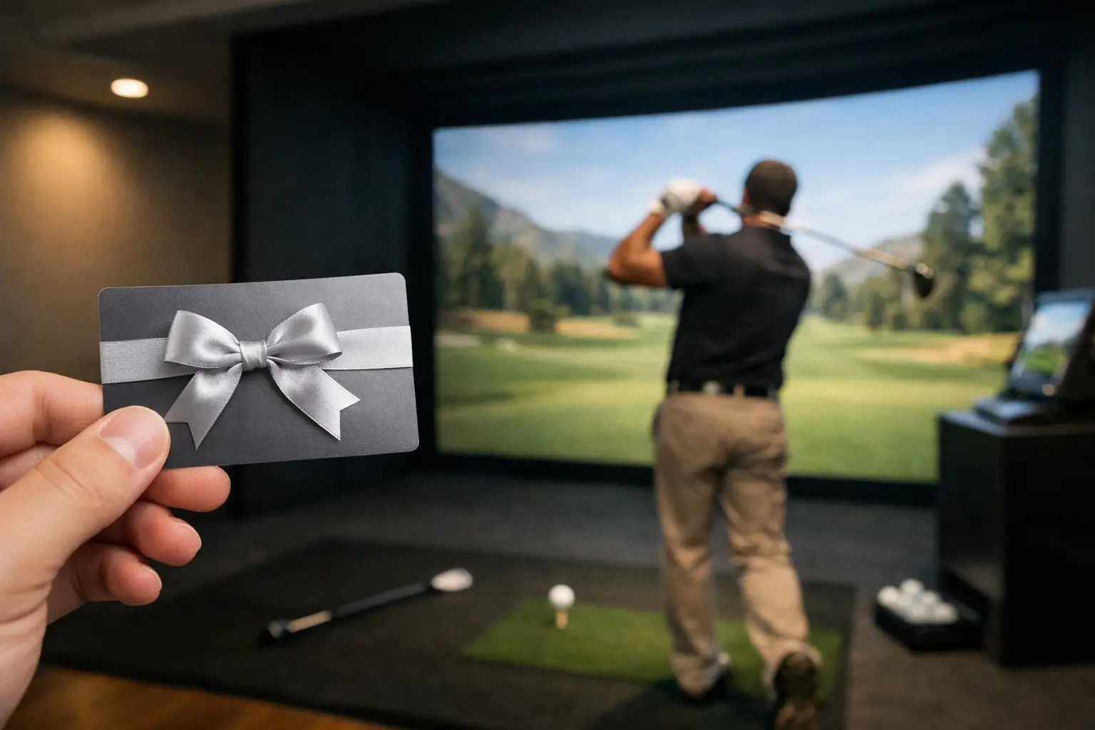 Why an Indoor Golf Simulator Gift Card Wins
