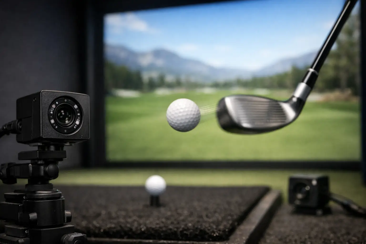 Golf Simulator Impact Cameras Explained