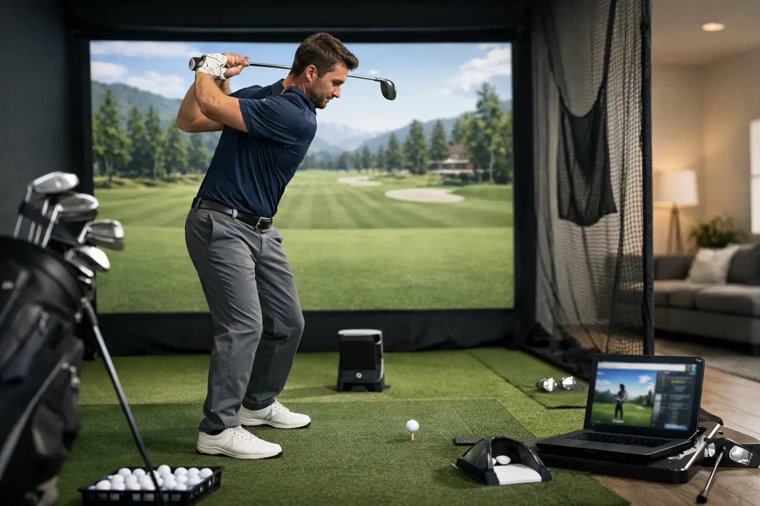 How to Practice Golf Indoors and Improve