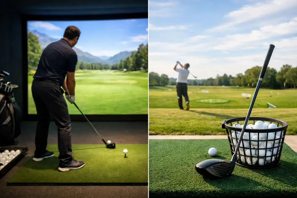 Indoor Golf vs Driving Range: Which Fits?