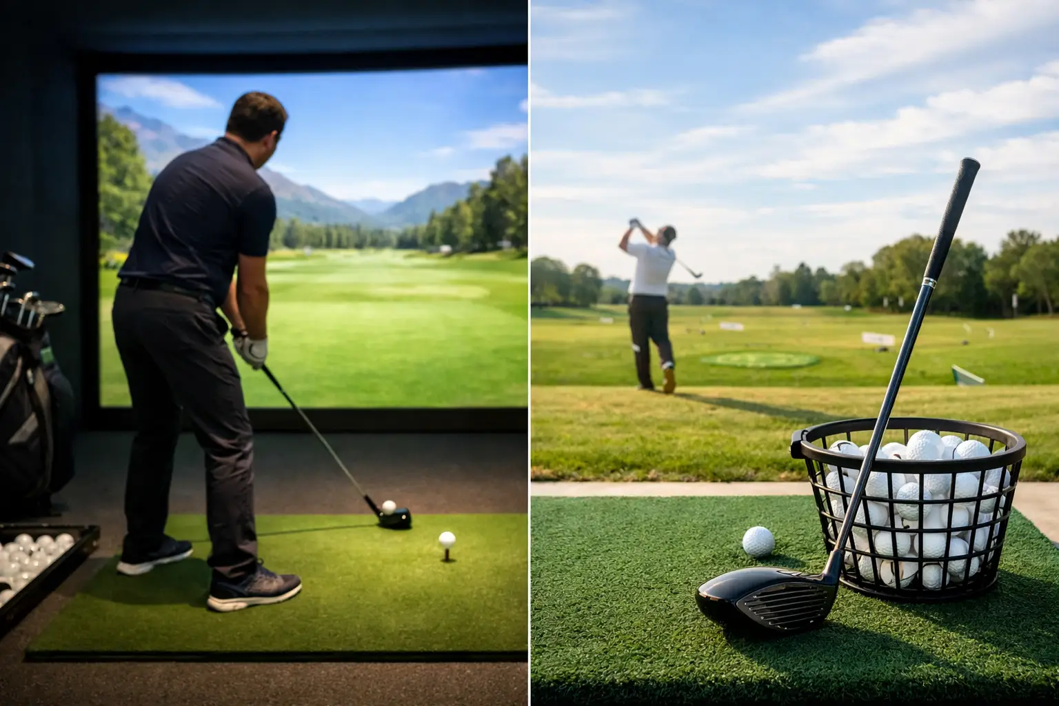 Indoor Golf vs Driving Range: Which Fits?