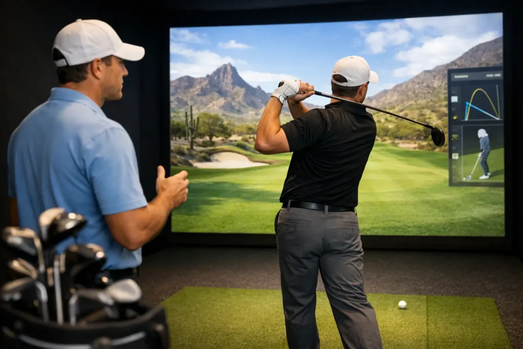 Scottsdale Golf Simulator Lessons for Better Swings