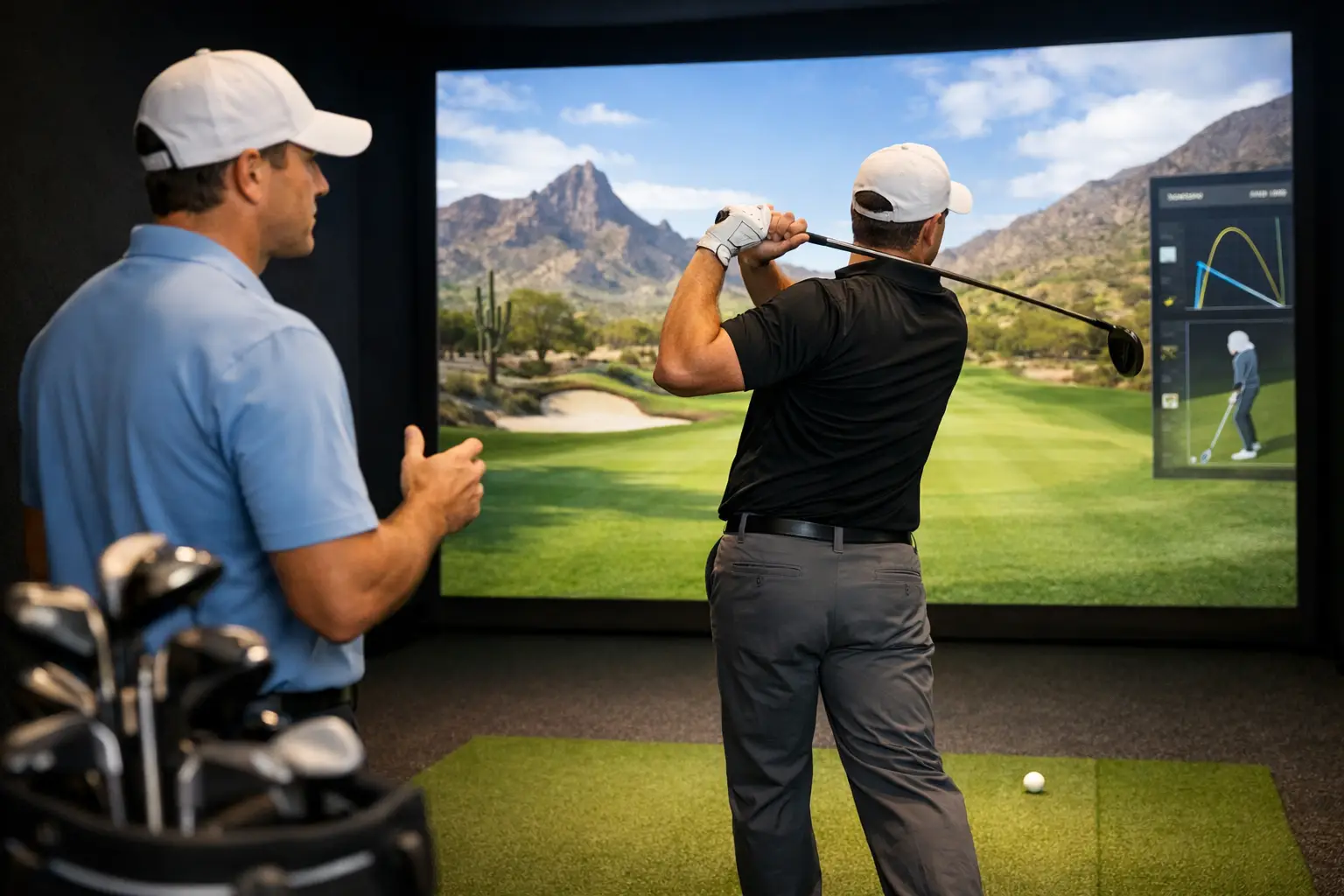 Scottsdale Golf Simulator Lessons for Better Swings