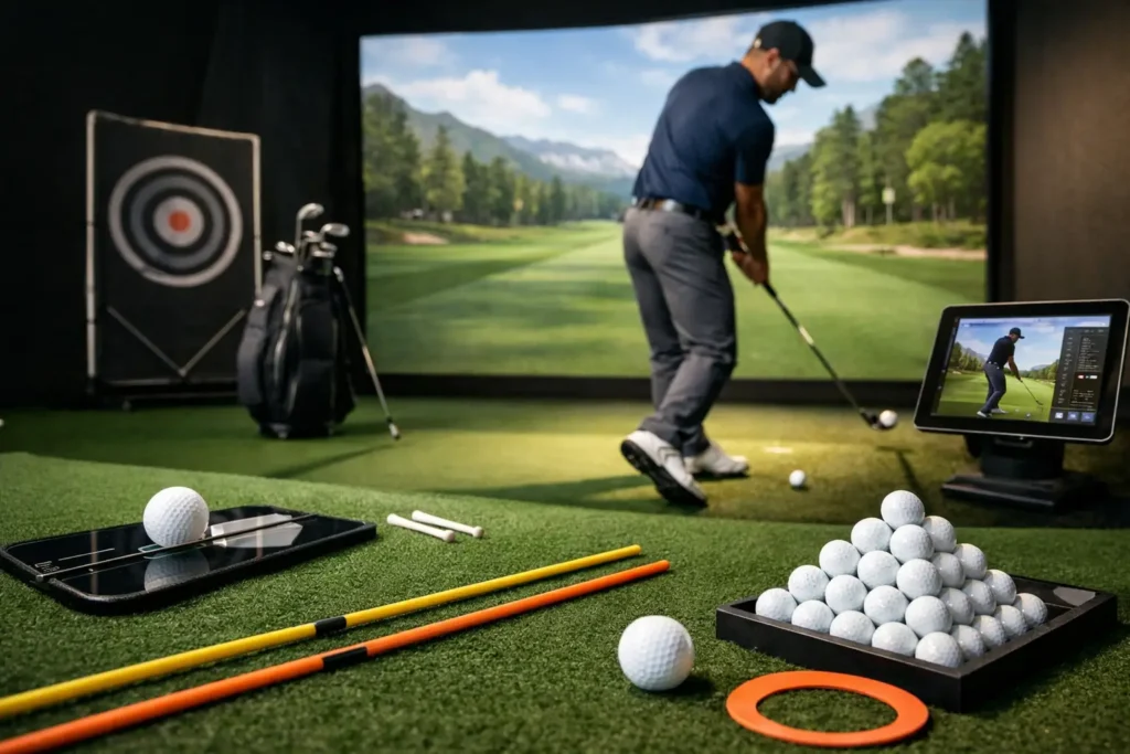 8 Top Golf Simulator Practice Drills That Work